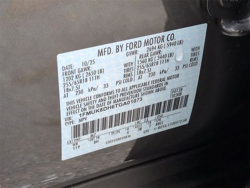 New 2026 Ford Explorer Active image 38