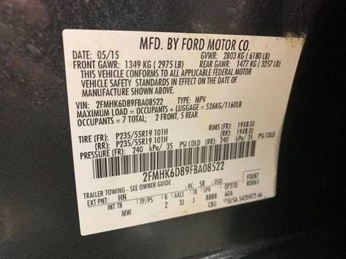 Used 2015 Ford Flex Limited w/ Class III Trailer Tow Package image 34