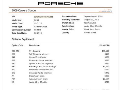 Used 2009 Porsche 911 Carrera RWD image 2