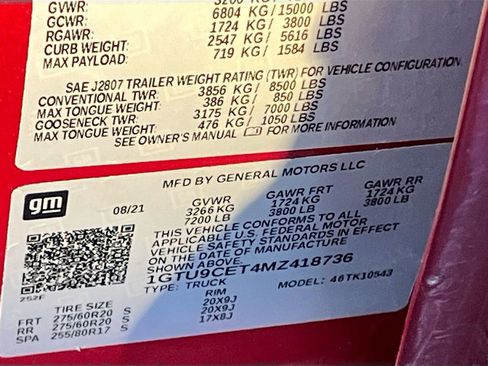 Used 2021 GMC Sierra 1500 Elevation image 31