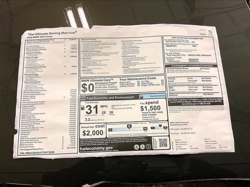 New 2026 BMW 430i Coupe w/ M Sport Package image 19