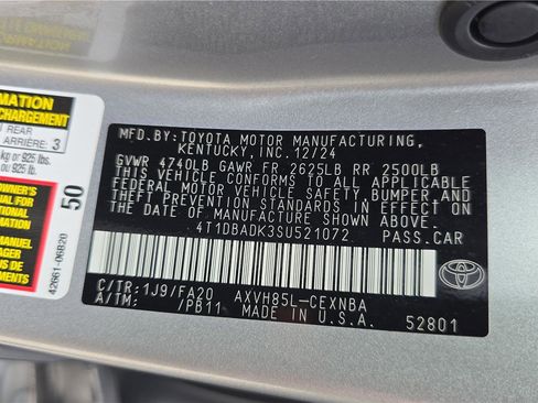 Used 2025 Toyota Camry LE w/ Convenience Package AWD/4WD image 28