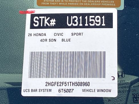 Used 2026 Honda Civic Sport image 30