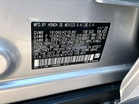 New 2026 Honda HR-V LX image 19