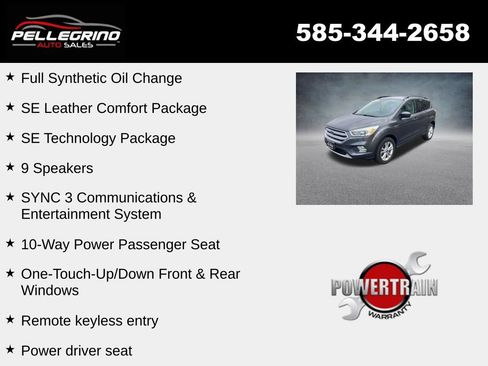 Used 2017 Ford Escape SE w/ SE Leather Comfort Package AWD/4WD image 4