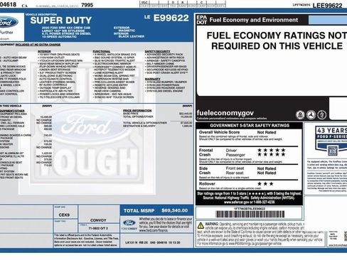 Used 2020 Ford F250 Lariat w/ Lariat Value Package image 51