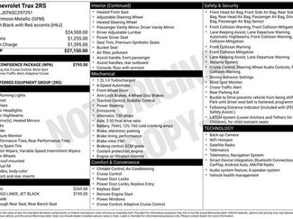 Used 2025 Chevrolet Trax RS w/ Driver Confidence Package FWD video 2