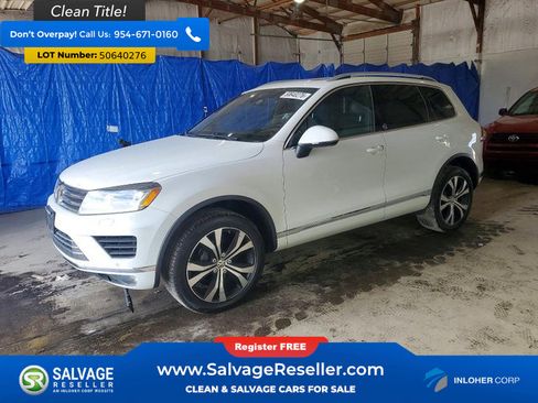 Used 2017 Volkswagen Touareg Wolfsburg Edition AWD/4WD image 1