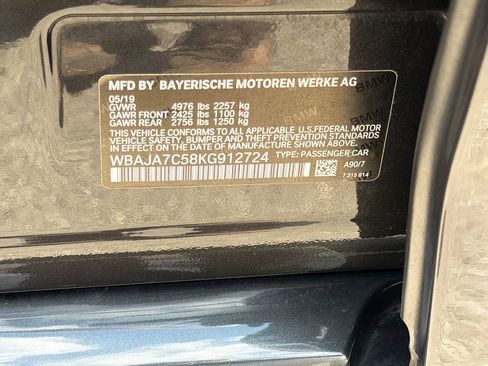 Used 2019 BMW 530i xDrive w/ Convenience Package AWD/4WD image 43