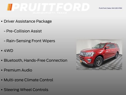 Used 2019 Ford Expedition Limited w/ Equipment Group 301A AWD/4WD image 13