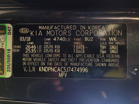 Used 2018 Kia Sportage EX w/ EX Sport Appearance Package image 33