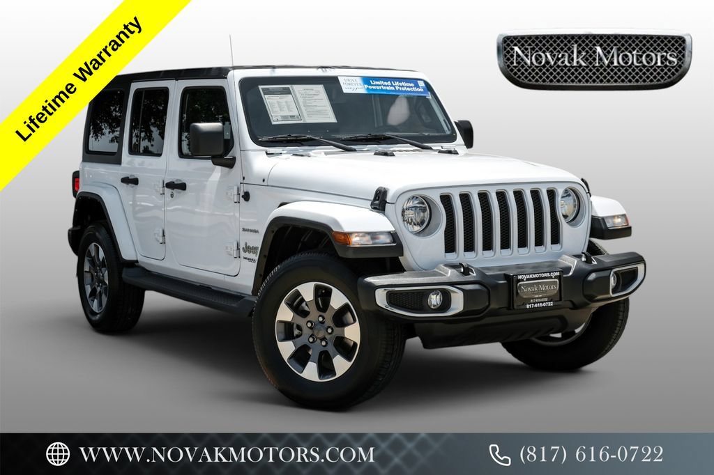 Used 2022 Jeep Wrangler Unlimited Sahara w/ Cold Weather Group AWD/4WD image 1