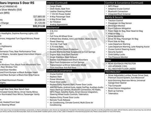 Certified 2024 Subaru Impreza RS image 30
