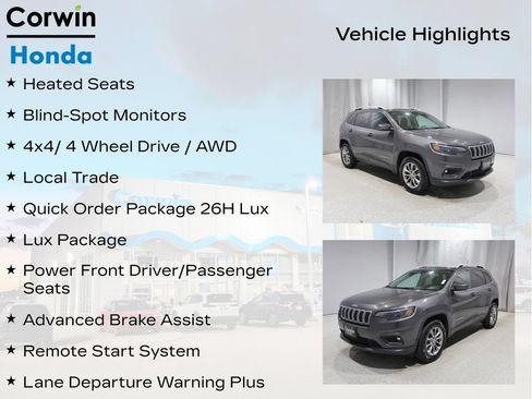 Used 2020 Jeep Cherokee Latitude Lux w/ Quick Order Package 26H Lux AWD/4WD image 11
