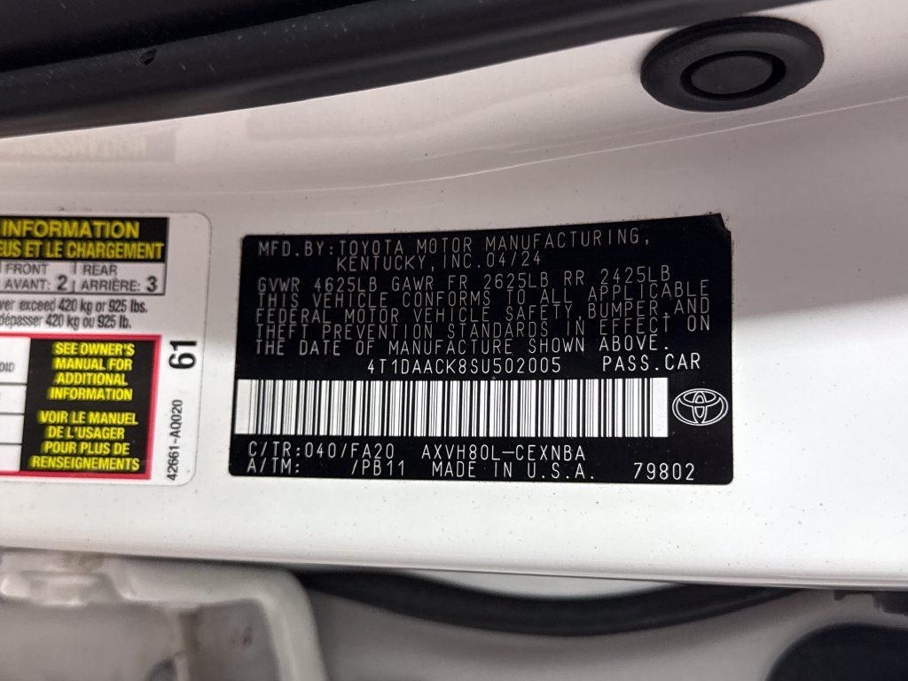 Used 2025 Toyota Camry LE FWD image 20