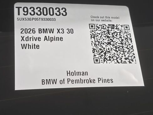 Used 2026 BMW X3 xDrive30i w/ M Sport Package AWD/4WD image 27