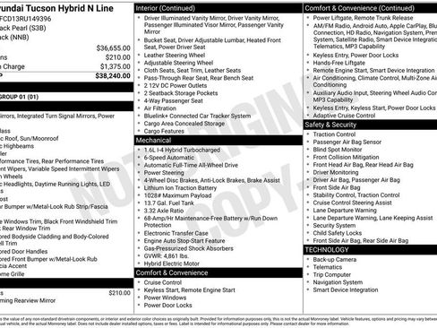 Used 2024 Hyundai Tucson N Line AWD/4WD image 37