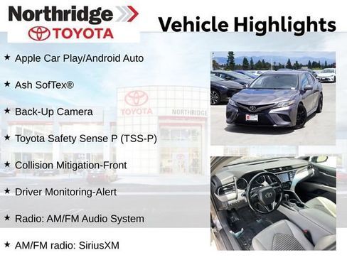 Used 2020 Toyota Camry SE w/ Carpet Mat Package FWD image 2