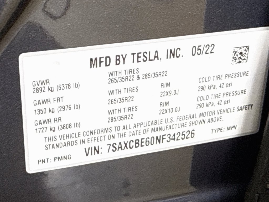 Used 2022 Tesla Model X Plaid AWD/4WD image 34