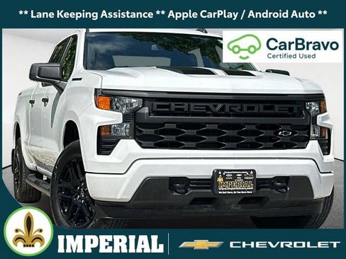Certified 2024 Chevrolet Silverado 1500 Custom w/ Rally Edition AWD/4WD image 1