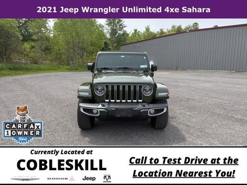Used 2021 Jeep Wrangler Unlimited Sahara w/ Cold Weather Group AWD/4WD image 2