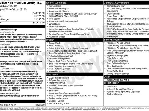 Used 2022 Cadillac XT5 Premium Luxury image 6
