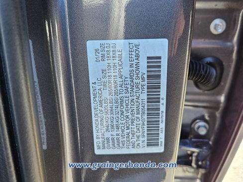 New 2026 Honda Passport RTL image 13