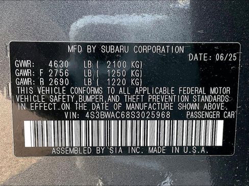 Certified 2025 Subaru Legacy Premium image 32