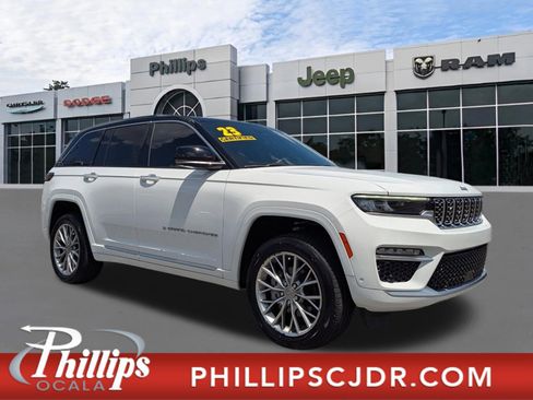 Certified 2023 Jeep Grand Cherokee Summit w/ Adv Protech Group IV AWD/4WD image 1