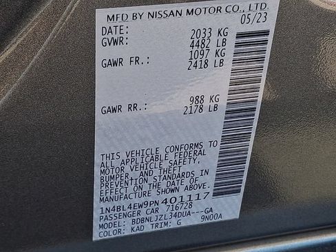 Certified 2023 Nissan Altima 2.5 SL AWD/4WD image 29