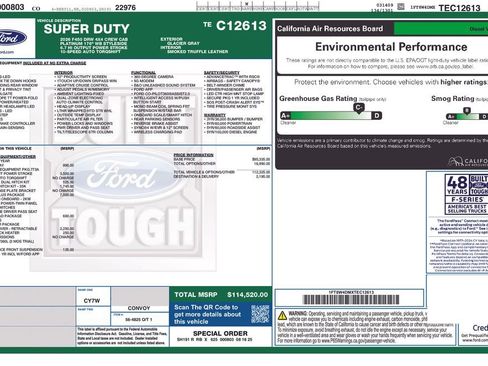 Used 2026 Ford F450 Platinum w/ Platinum Plus Package AWD/4WD image 47