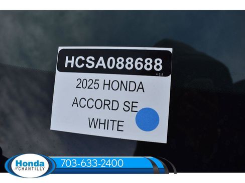 New 2025 Honda Accord SE image 37