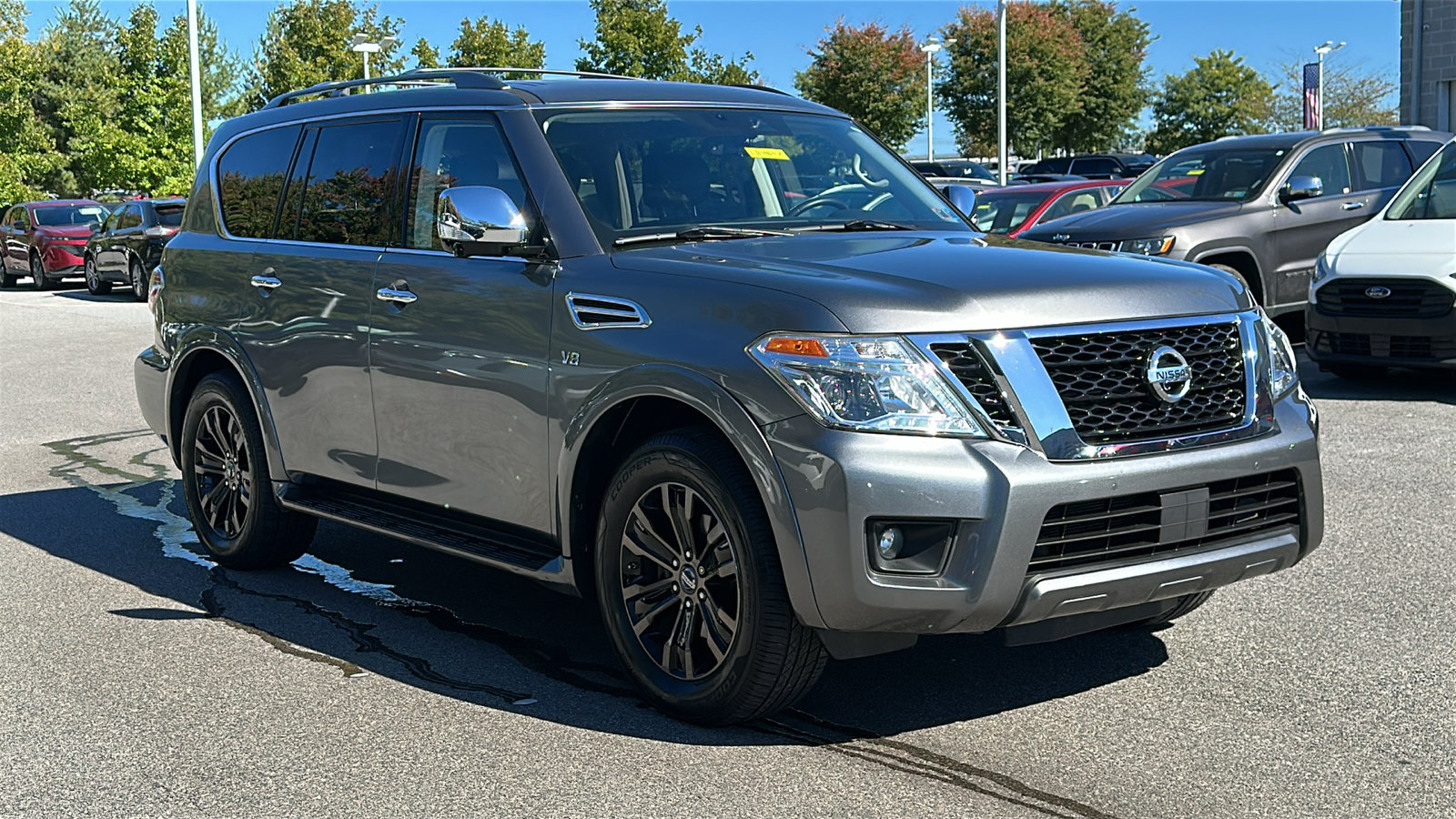 Used 2019 Nissan Armada Platinum w/ Captain's Chairs Package AWD/4WD image 2
