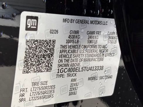 New 2026 Chevrolet Silverado EV LT AWD/4WD image 43