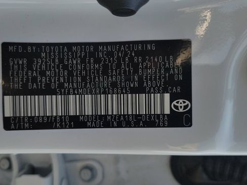Certified 2024 Toyota Corolla LE FWD image 26