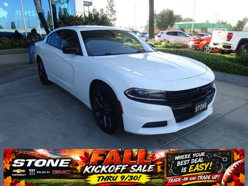 Used 2021 Dodge Charger SXT w/ Blacktop Package RWD image 1