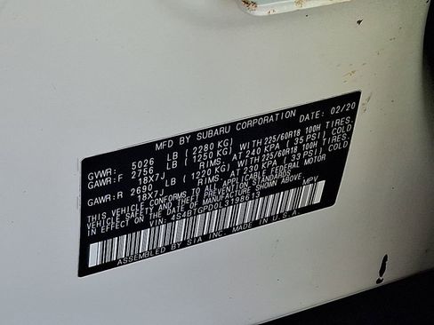 Used 2020 Subaru Outback Touring XT image 28