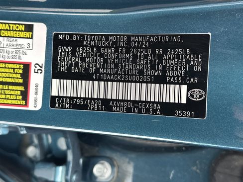 Certified 2025 Toyota Camry SE FWD image 35