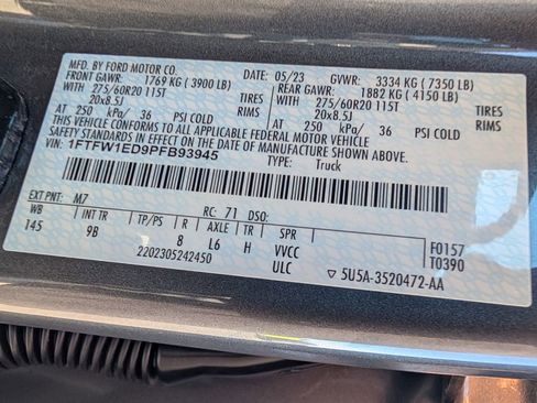 Used 2023 Ford F150 Platinum w/ Equipment Group 701A High image 27