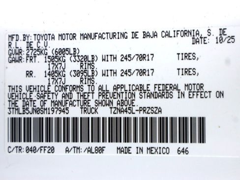 Used 2025 Toyota Tacoma SR5 image 46