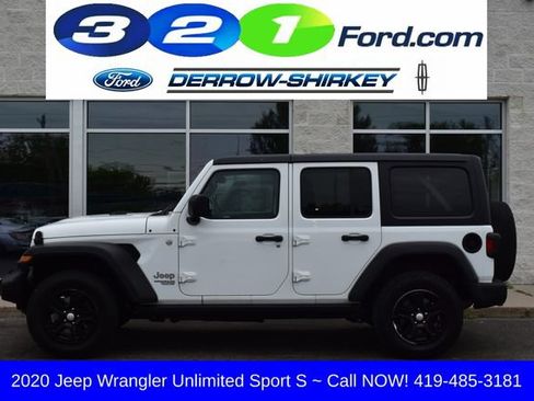 Used 2020 Jeep Wrangler Unlimited Sport S AWD/4WD image 2