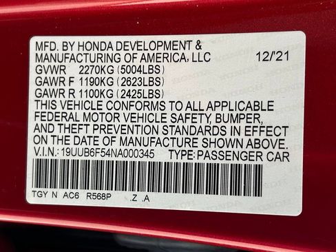 Used 2022 Acura TLX SH-AWD w/ A-SPEC Pkg image 41