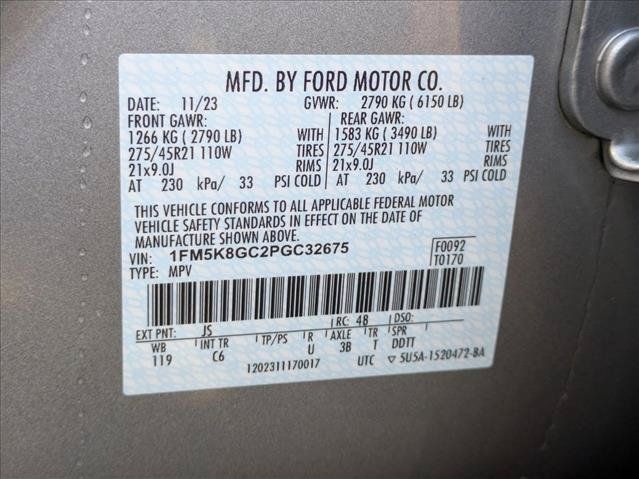 Used 2023 Ford Explorer ST w/ Equipment Group 401A AWD/4WD image 15