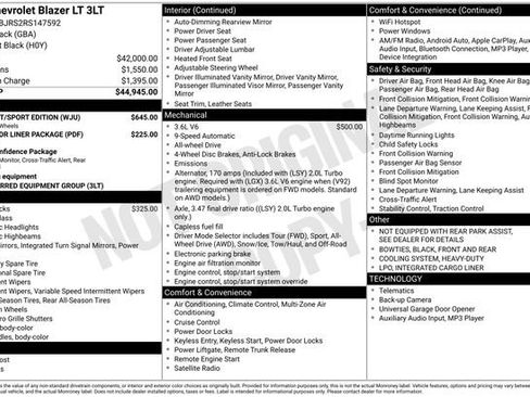 Used 2024 Chevrolet Blazer LT w/ Midnight/Sport Edition image 32