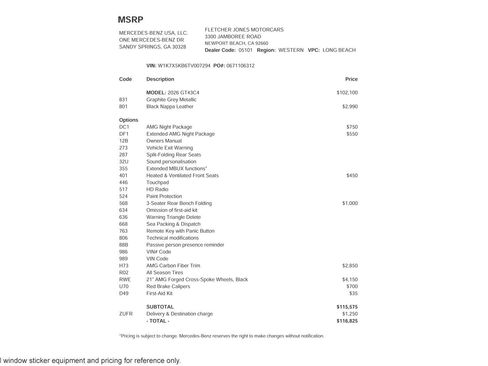 Used 2026 Mercedes-Benz AMG GT 43 image 2