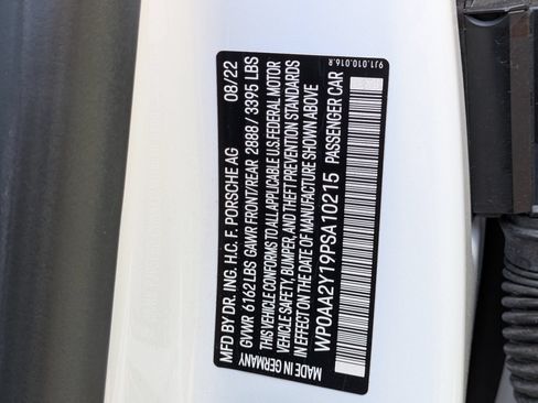 Certified 2023 Porsche Taycan RWD image 28