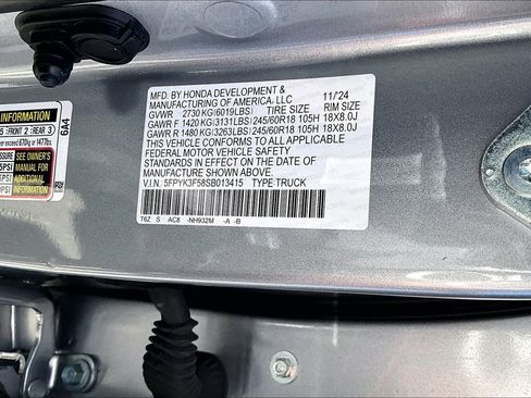 Used 2025 Honda Ridgeline RTL image 14