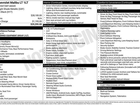 Certified 2025 Chevrolet Malibu LT FWD image 4