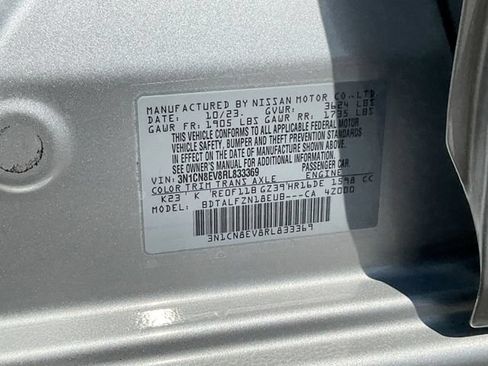 Certified 2024 Nissan Versa SV FWD image 38