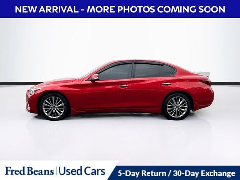 Used 2021 INFINITI Q50 Luxe w/ Seat & Sound Package AWD/4WD image 4